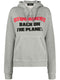 sudadera con eslogan estampado